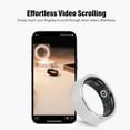thumbnail image 3 of El Anillo De Salud Inteligente, El Diseño De La Luz De Plumas Sincroniza Datos En Tiempo Real, Control De Fotos Remoto, Ideal Para Mujeres Para, 3 of 7