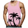 thumbnail image 5 of NOLDARES Men's Classic Tank Tops Sleeveless Workout Tees for Gym Fitness Weekend Casual(Light Pink,XXXL), 5 of 5