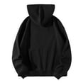 thumbnail image 5 of XIAOCHA Men's Rhinestone Butterfly Hoodie Oversized Long Sleeve Hooded Zip Up Sweatshirt Soft Streetwear Casual Hoodies, 5 of 5