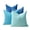 Sea Blue Series, variant on Decorative Throw Pillow Covers 18x18 Inch, Set of 4 Soft Corduroy Cushion Covers, Farmhouse Boho Neutral Pillow Cases for Couch, Sofa, Bed, Living Room