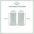 thumbnail image 6 of Exclusive Home Curtains Sateen Twill Woven Room Darkening Blackout Grommet Top Curtain Panel Pair, 52x63, Vanilla, 6 of 7
