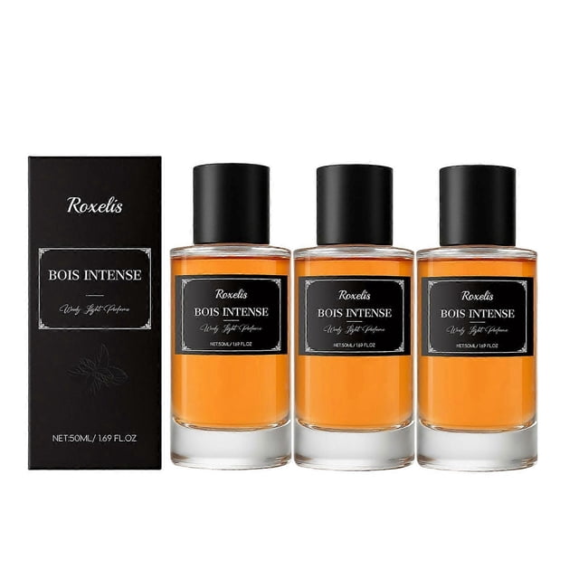1-3X Bois Intense Wood Eau de Toilette 50ml Fresh Floral Woody Scent Perfume for Men & Women, Long-Lasting Fragrance