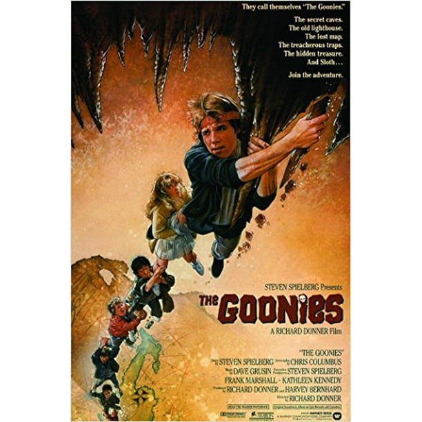 1985 vintage movie the goonies brothers treasure map adventure 24 x 0 01 poster by hse usa walmart com
