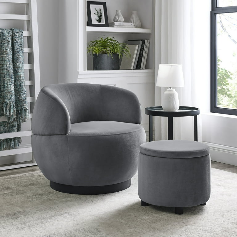 Barrel chair with storage online