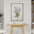 thumbnail image 2 of PixonSign Framed Canvas Print Wall Art Pastel Daisy Lavender Wildflower Nature Wilderness Illustrations Modern Art Botanical Floral Farmhouse/Country Relax/Calm/Cozy - 24"x36" Natural, 2 of 5