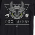 thumbnail image 3 of How to Train Your Dragon - Toothless Line Art  - Men's Short Sleeve Graphic T-Shirt, 3 of 5