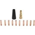 thumbnail image 4 of Gamvdout Welding Gasless Flux Torch Nozzle Tips Copper For HD Wire Feed Welder 12Pcs, 4 of 6