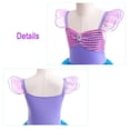thumbnail image 2 of Disfraz de princesa sirena con accesorios para niñas, 2 of 7