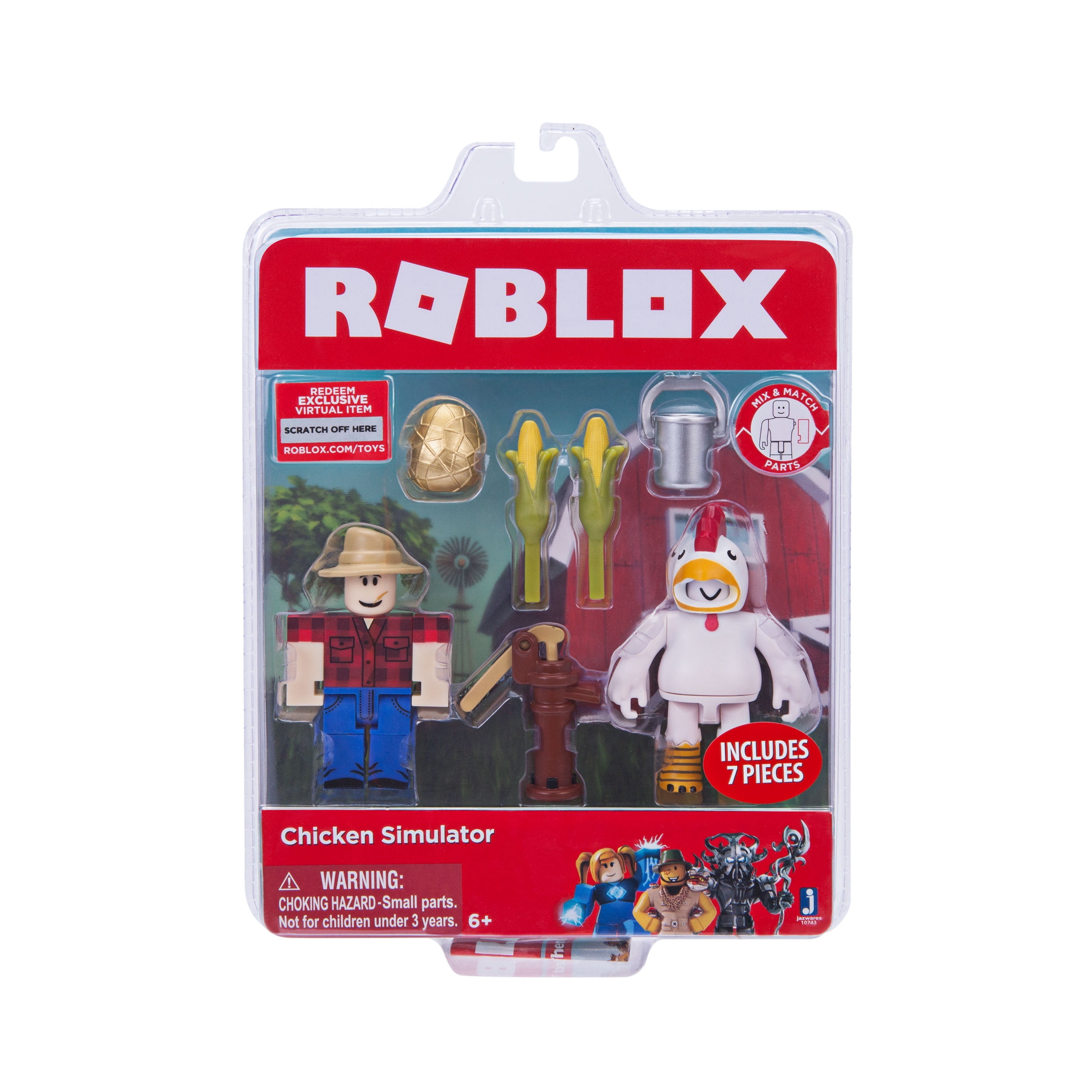 Roblox Action Collection - Chicken Simulator Game Pack [Includes Exclusive  Virtual Item] 