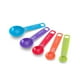 thumbnail image 3 of Juego de tazas y cucharas medidoras Farberware de plástico colorido de 9 piezas, 3 of 5