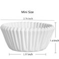 thumbnail image 2 of Paper Baking Cups,Paper Baking Wrappers for Cupcakes,2 Inch Cupcake Liners,Greaseproof Paper Cupcake Wrappers,Artrylin Standard Size Baking Cases,60 Pcs,White, 2 of 2