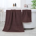 thumbnail image 4 of JML Coffee Bath Towel Set of 8 Pieces - Cotton Blend Highly Absorbent Towels for Bathroom, 2 Soft Bath Towels, 2 Hand Towels, 4 Washcloths, 4 of 6