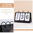 thumbnail image 4 of Home Decor Vintage Decor Metal Desk Calendar Iron Desktop Perpetual Calendar Vintage Monthly Weekly Year Planner Standing, 4 of 5
