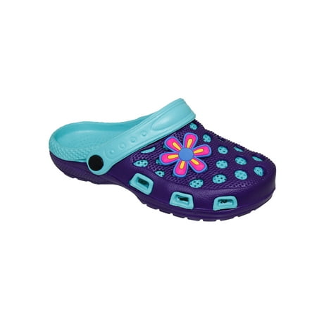 - Spring/Summer Toddler Girls' Fashion Slingback Sandal Clogs With Cute Appliqué Detail For Beach, Pool or Everyday Wear