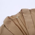 thumbnail image 5 of Tanghaowl Womens Vests Lightweight, Women Fashion Long Buckle Casual Temperament Sleeveless Riding Heart Vest Outerwear Khaki L, 5 of 6