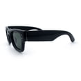 thumbnail image 5 of Classic Square Sunglasses for Men Women UV400 Protection Retro Thick Fat Bevel Frame Black Frame Green Lens, 5 of 7