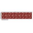 thumbnail image 3 of Ambesonne Flower Fabric by the Yard Upholstery, Far East Blossomed Flowers, 1 Yard, Burgundy Eggshell, 3 of 5