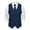 Blue, variant on Dvkptbk V-Neck Tank Top Men Fashion Retro Have Pockets Single-breasted V-neck Vest Tops Blouse on Clearance