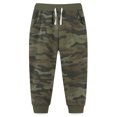thumbnail image 2 of WIBACKER 2-7T Toddler Boys' Sweatpants 100% Cotton Camouflage Jogger with Pockets Elastic Waist Pants for Kids School Sports, 2 of 9