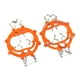 thumbnail image 2 of Tacos de hielo de 10 dientes, agarres, crampones de tracción simple, zapatos de invierno, clavos, cadena Naranja_M, 2 of 9