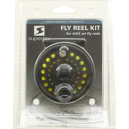SuperFly Fly Reel Kit with Line, 4/5/6 (The Best Fly Reels)