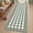 Green, variant on 2x6 Trellis Runner Rug,Hallway Runner Rug with Rubber Backing, Checkered Kitchen Non Skid Carpet Runners Washable Indoor Mat for Kitchen Entryway Bathroom Hallway