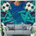 thumbnail image 4 of Orinice Soccer Balls Tapestry Wall Hanging Unique Style Graphic Tapestries Home Wall Decor 50x40inch, 4 of 6