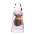 thumbnail image 2 of Lsque Cow Waterproof Apron Chef Aprons for Men Heavy Duty Chemical Work Apron Extra Long Grilling Aprons with Adjustable Bib Apron, 2 of 9