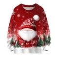thumbnail image 3 of Mfakffe Christmas Kids Crew Neck Sweatshirt Long Sleeve Cute Casual Pullover Tops Children Winter Festival Outfit for Party, Daily Wear, 3 of 5