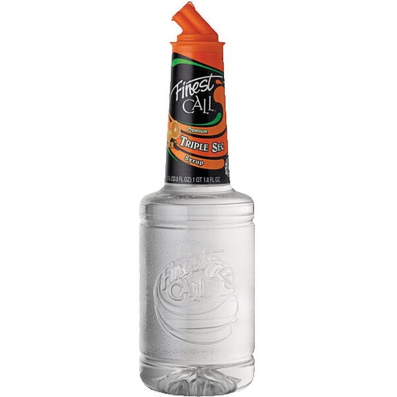 Finest Call Premium Triple Sec Syrup - 1 Liter for Perfect Cocktails