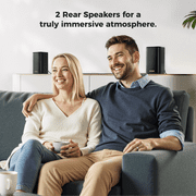 ULTIMEA 5.1.2ch Sound Bar with Dolby Atmos, Surround Sound System for TV with 2 Surround Speakers, Sound Bar for Smart TV, Soundbar with Subwoofer for Home Theater, BT 5.4, HDMI eARC, Skywave F40 SE