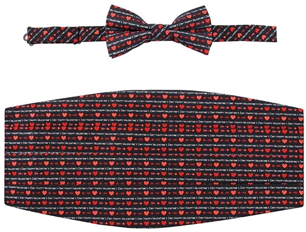 Jacob Alexander Men/'s Happy Hanukkah Stripe Menorah Pre-Tied Clip-On Bow Tie