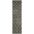 thumbnail image 6 of SAFAVIEH Arizona Zarif Geometric Shag Area Rug, Brown/Ivory, 8' x 10', 6 of 11