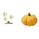 thumbnail image 1 of Figura decorativa de escritorio con diseño de flores y hojas de metal, ideal para Halloween, ideal como juguete de calabaza, material único, ideal par, 1 of 8
