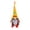 A001- Croissant Slow Squeeze Toy, variant on Seasonal Home Decor, Fall Gnomes Decorations for Home, Fall Home Decor Indoor, Cute Fall Decor for Home, 13X7X13 in Plush Standing with Fall Leaves Appliques, Buffalo Plaid Body