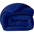 thumbnail image 3 of 500-TC Egyptian Cotton All Season Comforter for Adults Extra Large King Size 120" x 136" Inches, 1pc Comforter Box Stitched with 4 Corner Tabs, 300 GSM Comforter, (Royal Blue), 3 of 7