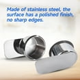thumbnail image 3 of GSE Games & Sports Expert Stainless Steel Cup Holder, Slide Under Anti-Spill Table Cup Carries for Casino Poker Table, Work Desk, RV Car, Truck (1 Pack), 3 of 6