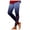 Blue-b, variant on Kcolen Tummy Control Yoga Pants for Women,Soft Stretch Full Length Gym Running Tights, Christmas Themed Print, for Christmas Party, Yoga, Fitness