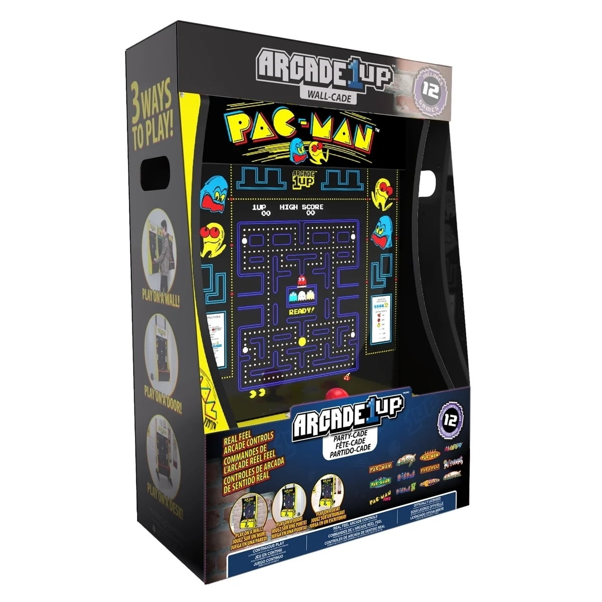 Arcade1Up PAC-MAN Partycade 12 Games in 1 - Walmart Business Supplies