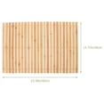 thumbnail image 2 of Anti-skid Door Mat Bathroom Bamboo Rug Non-slip Foot Mat Bamboo Floor Mat, 2 of 4