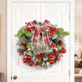 thumbnail image 4 of Christmas Decorations Wreath With Red Berries And Holiday Door Hanger For Home Hotel Window, 4 of 6