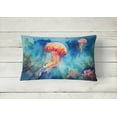 thumbnail image 2 of Carolines Treasures DAC2793PW1216 16 x 12 in. Unisex Jellyfish Throw Pillow, 2 of 4