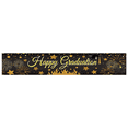 thumbnail image 1 of Polyester Graduation Banner Decorative Event Congratulations Background for Ceremony Party Indoor, 1 of 4