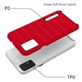 thumbnail image 4 of Kaleidio Case For Samsung Galaxy A52 5G [Sleek Grip] Hybrid Dual Layer [Shockproof] Impact Protector Cover [Red/Gray], 4 of 4