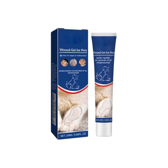 Fast-Acting Pet Wound Care Gel, Pain-Free Healing for Dogs and Cats, Soothing and Protective Gel for Minor Cuts and Abrasions