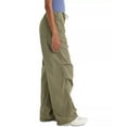 thumbnail image 2 of Levi's DEEP LICHE Women's Solid Drawstring-Waist Parachute Pants, US X-Small, 2 of 3