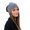 Dark Gray, variant on Men Women Autumn Winter Fashion Warm Pullover Hat Wool Knitted Earflap Cap Black One Size