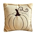 thumbnail image 2 of LmnLft Floral Leaves Embroidered Decorative Throw Pillow, Boho Tufted Flowers Embroidery, Chic Cotton Cushion for Living Room Decor, 2 of 6