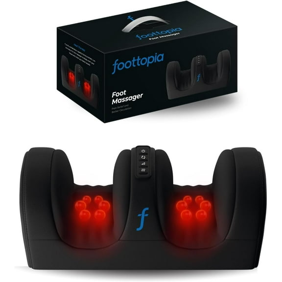 REATHLETE FOOTTOPIA Foot and Calf Massager with Heat | Deep Tissue Massage for Pain Relief and Circulation Boost