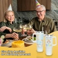 thumbnail image 2 of Happy 70th Birthday Gifts for Women, 40 oz Tumbler with Handle and Straw Lid, 70 Years Old Gifts Idea for Her, Seventy Birthday Present Back in 1954 Tumbler Cup（White）, 2 of 5